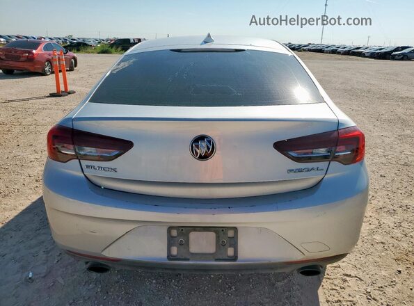 W04GL6SX9J1124034 2018 BUICK REGAL Silver Widok z tyłu