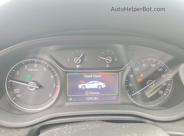 W04GP6SX4K1011422 2019 BUICK REGAL Серый Вид щитка приборов