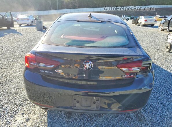 W04GP6SX8J1126524 2018 BUICK REGAL Blue Rear view