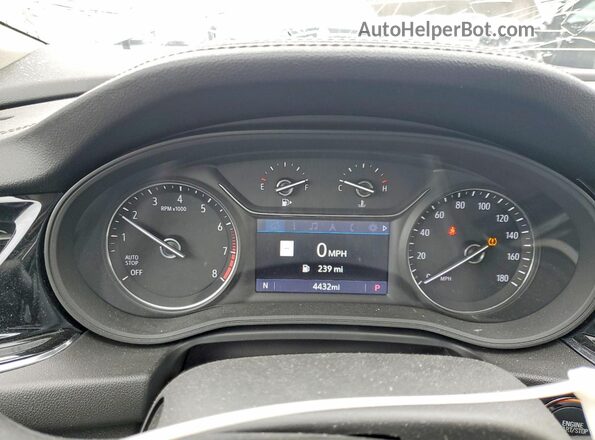 W04GV8SX8K1013322 2019 BUICK REGAL Серый Вид щитка приборов