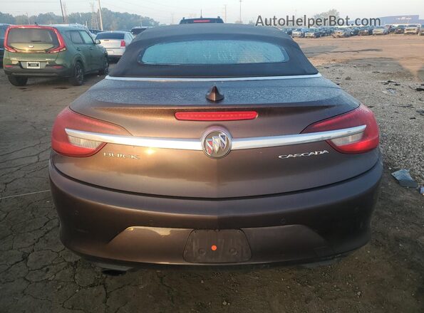 W04WH3N59HG093137 2017 BUICK CASCADA Brown Вид ззаду