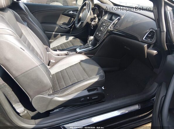 W04WT3N57GG130165 2016 BUICK CASCADA Black Front interior view