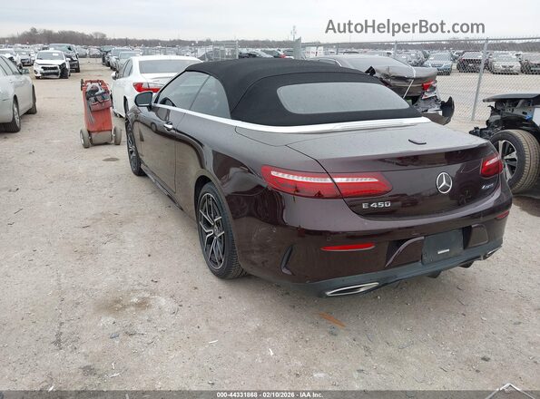 W1K1K5KB8MF159254 2021 MERCEDES-BENZ E-CLASS Maroon Tył lewy