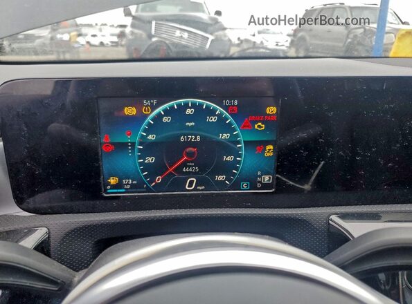 W1K3G4EB0MJ258972 2021 MERCEDES-BENZ A Black ხელსაწყოთა პანელის ხედი