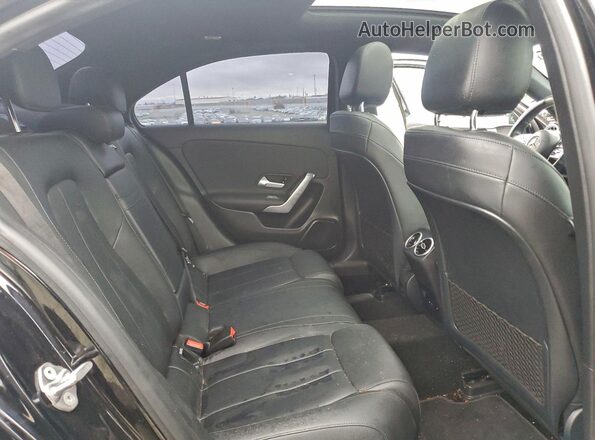 W1K3G4EB0MJ258972 2021 MERCEDES-BENZ A Black უკანა სავარძლების ხედი