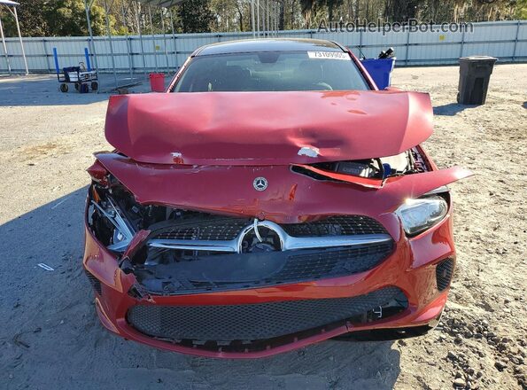W1K3G4EB1MJ290278 2021 MERCEDES-BENZ A Красный Вид спереди