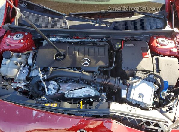W1K3G4EB1MJ290278 2021 MERCEDES-BENZ A Красный Вид задней части салона