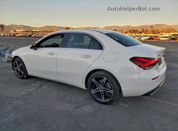 W1K3G4EB1NJ337794 2022 MERCEDES-BENZ A White Trasero izquierdo