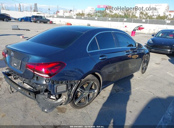 W1K3G4EB2MJ255040 2021 MERCEDES-BENZ A 220 Dark Blue Задняя правая четверть