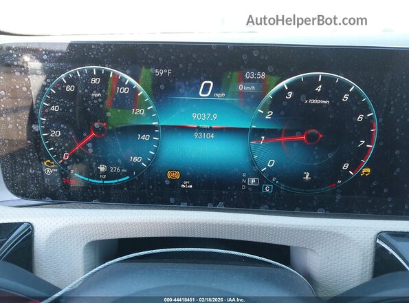 W1K3G4EB2MJ255040 2021 MERCEDES-BENZ A 220 Dark Blue Вид задних сидений