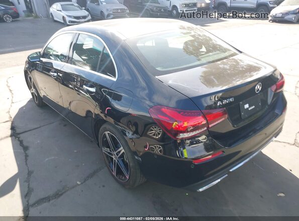 W1K3G4EB2NJ377771 2022 MERCEDES-BENZ A 220 Black Հետևի ձախ
