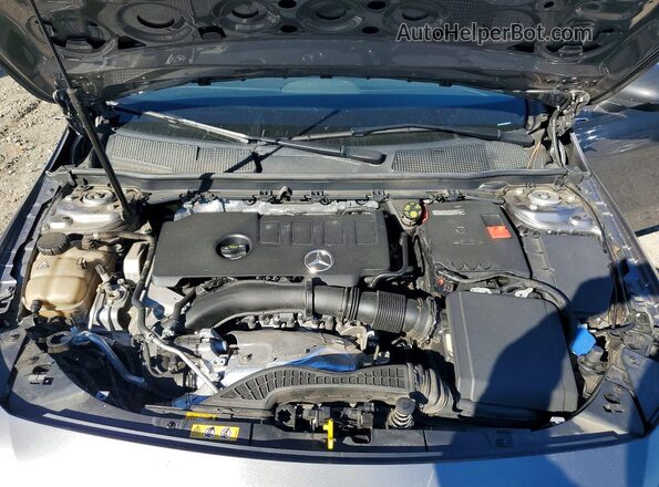 W1K3G4EB3MJ255967 2021 MERCEDES-BENZ A Gray Вид задньої частини салону