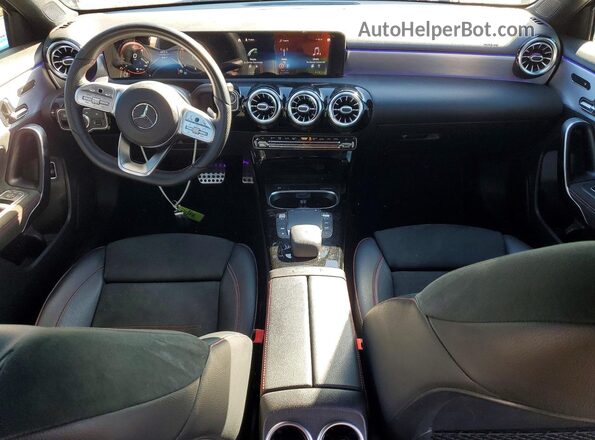 W1K3G4EB3MJ255967 2021 MERCEDES-BENZ A Gray Вид панелі приладів