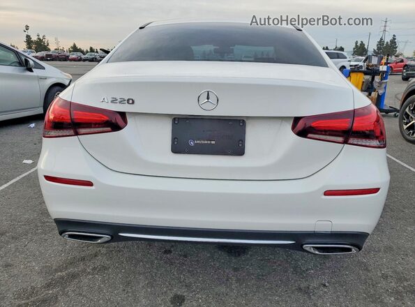 W1K3G4EB5MJ298223 2021 MERCEDES-BENZ A White 