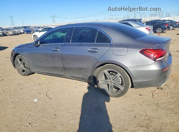 W1K3G4EB5MJ316896 2021 MERCEDES-BENZ A Gray Trasero izquierdo