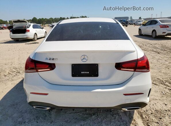 W1K3G4EB5NJ357384 2022 MERCEDES-BENZ A White Вид ззаду