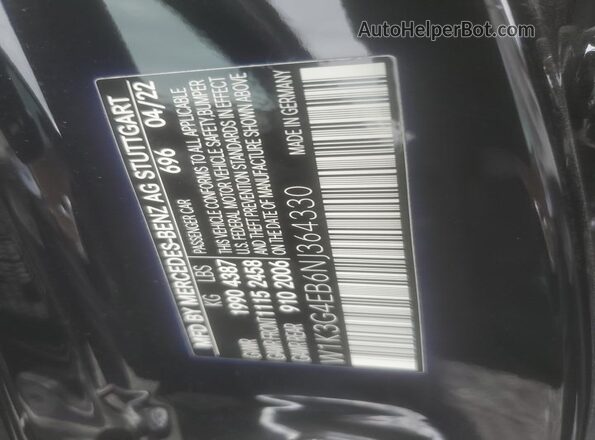 W1K3G4EB6NJ364330 2022 MERCEDES-BENZ A Black ძრავის განყოფილების ხედი