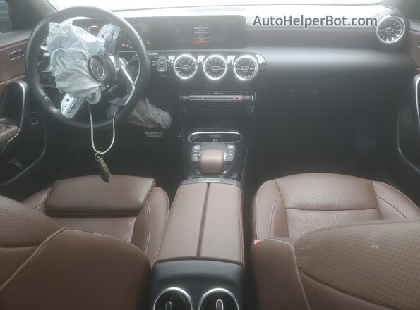 W1K3G4EB6NJ364330 2022 MERCEDES-BENZ A Black წინა პანელის ხედი