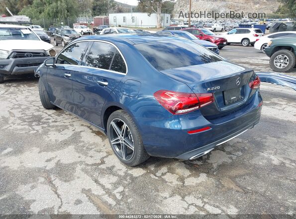 W1K3G4EB8MJ287913 2021 MERCEDES-BENZ A 220 Blue Trasero izquierdo