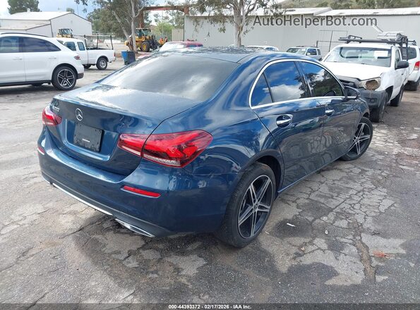 W1K3G4EB8MJ287913 2021 MERCEDES-BENZ A 220 Blue Trasero derecho