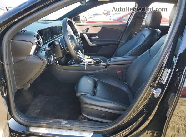 W1K3G4EBXLW046095 2020 MERCEDES-BENZ A Black წინა სალონის ხედი