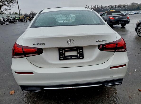 W1K3G4FB0NJ333315 2022 MERCEDES-BENZ A White Вид ззаду