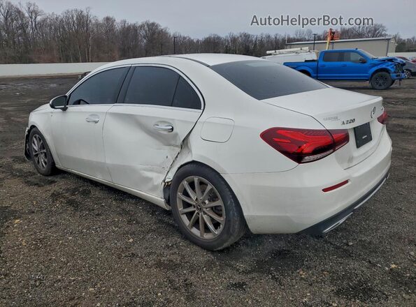 W1K3G4FB8MJ269359 2021 MERCEDES-BENZ A White Հետևի ձախ