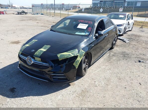 W1K3G5BB5MJ258489 2021 MERCEDES-BENZ AMG A 35 Black Передня ліва чверть