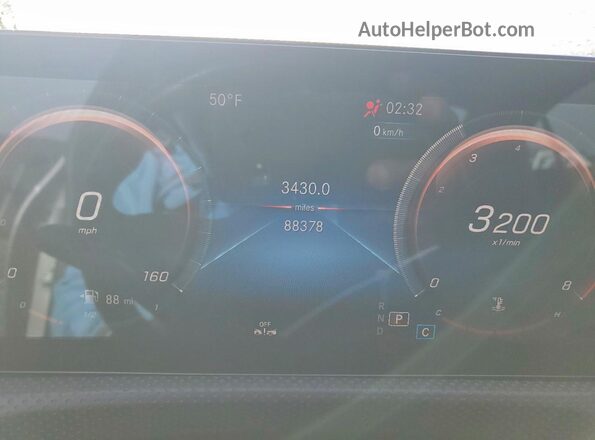 W1K5J4HB4MN179836 2021 MERCEDES-BENZ CLA-CLASS Серебряный Вид щитка приборов