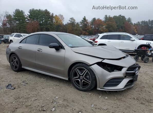 W1K5J4HB6MN164089 2021 MERCEDES-BENZ CLA-CLASS Gray Przód prawy