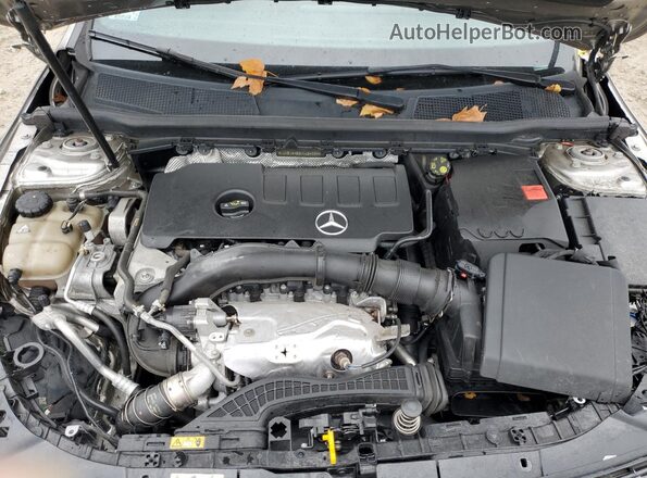 W1K5J4HB6MN164089 2021 MERCEDES-BENZ CLA-CLASS Gray Widok wnętrza z tyłu