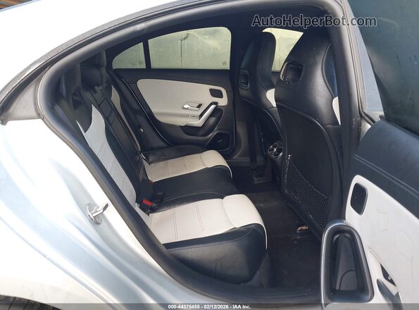 W1K5J5BB9MN229807 2021 MERCEDES-BENZ AMG CLA 35 Silver Widok naklejki z numerem VIN