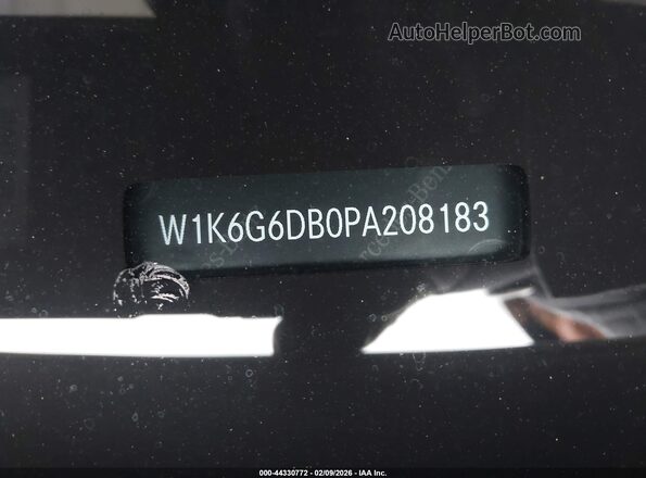 W1K6G6DB0PA208183 2023 MERCEDES-BENZ S-CLASS White ძრავის განყოფილების ხედი