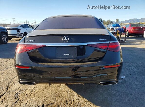 W1K6G6DB9NA100660 2022 MERCEDES-BENZ S Black Widok z tyłu