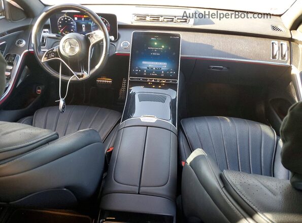 W1K6G6DB9NA100660 2022 MERCEDES-BENZ S Black Widok deski rozdzielczej