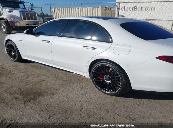 W1K6G8CB2SA322868 2025 MERCEDES-BENZ AMG S 63 E Белый Задняя левая четверть