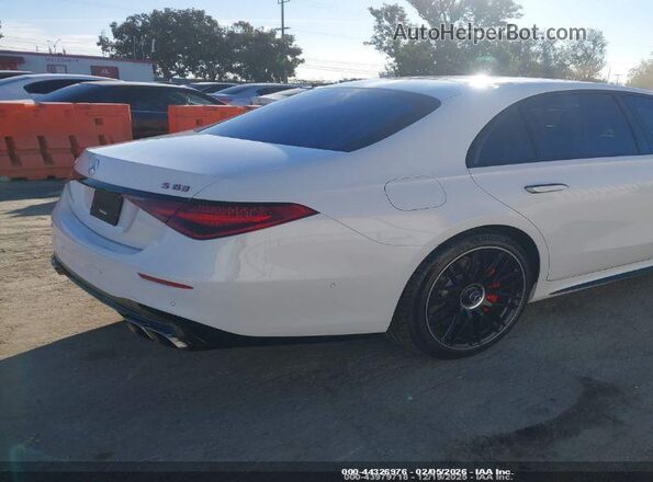 W1K6G8CB2SA322868 2025 MERCEDES-BENZ AMG S 63 E Белый Задняя правая четверть