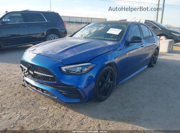 W1KAF4GB2NR009972 2022 MERCEDES-BENZ C-CLASS Blue Front left