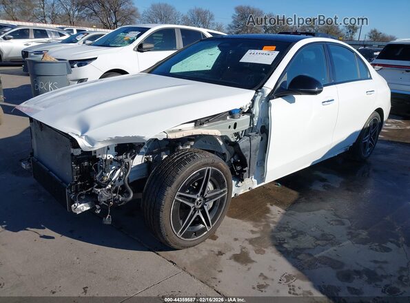 W1KAF4GB3PR144803 2023 MERCEDES-BENZ C-CLASS White Առջևի ձախ երեք քառորդ տեսարան