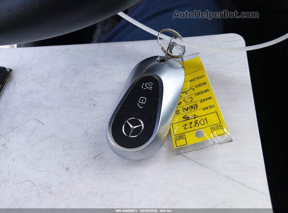 W1KAF4GB4SR255286 2025 MERCEDES-BENZ C-CLASS White 