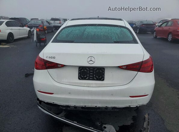 W1KAF4GB5RR219357 2024 MERCEDES-BENZ C White Vista trasera
