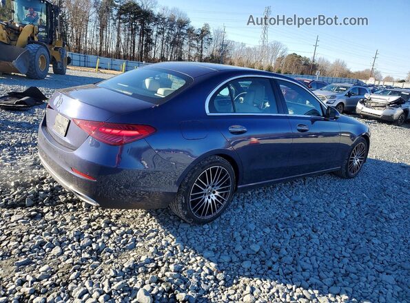 W1KAF4GB7SR240538 2025 MERCEDES-BENZ C Синий Задняя правая четверть