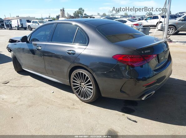 W1KAF4GB8PR089636 2023 MERCEDES-BENZ C-CLASS Black უკანა მარცხენა