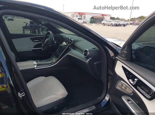 W1KAF4GBXPR148945 2023 MERCEDES-BENZ C-CLASS Black Widok wnętrza z przodu