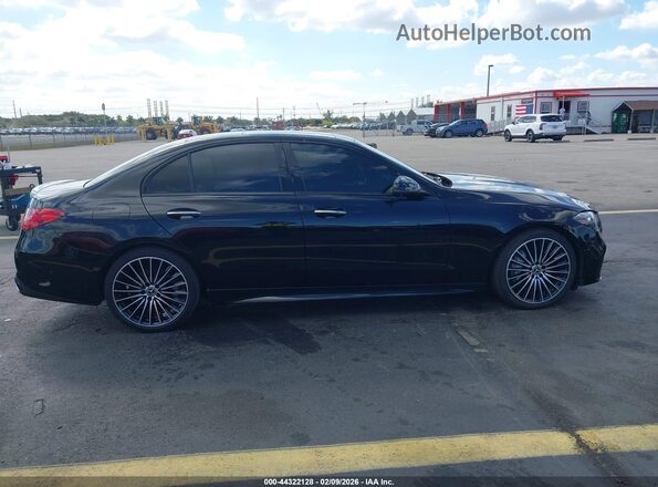 W1KAF4GBXPR148945 2023 MERCEDES-BENZ C-CLASS Black Widok wnętrza z tyłu