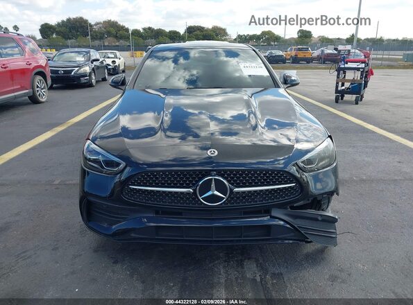 W1KAF4GBXPR148945 2023 MERCEDES-BENZ C-CLASS Black Widok zestawu wskaźników