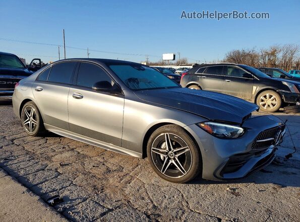W1KAF4GBXRR210816 2024 MERCEDES-BENZ C Серебряный Передняя правая четверть