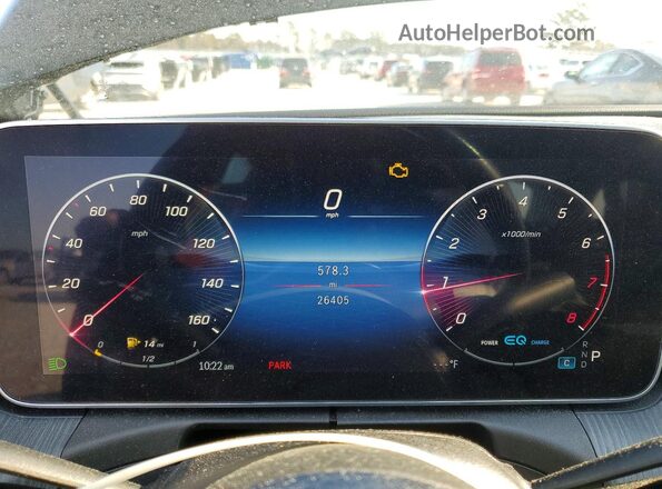 W1KAF4HB1NR038443 2022 MERCEDES-BENZ C Black Instrument cluster view