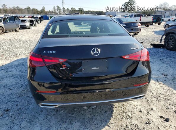 W1KAF4HB1NR038443 2022 MERCEDES-BENZ C Black Rear view