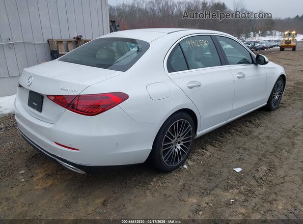W1KAF4HB1RR166056 2024 MERCEDES-BENZ C-CLASS White უკანა მარჯვენა